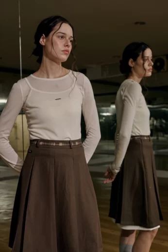 Milin long sleeve top เสื้อแขนยาว 2 เลเยอร์ใส่แยกชิ้นได้