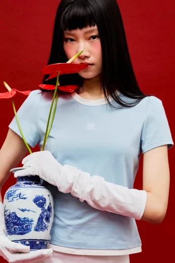 Unun Tee เสื้อยืดผ้านุ่มสีเบสิก แขนตุ๊กตา