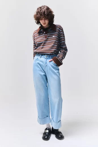 Tyler Jeans กางเกงยีนส์ปลายขาพับ